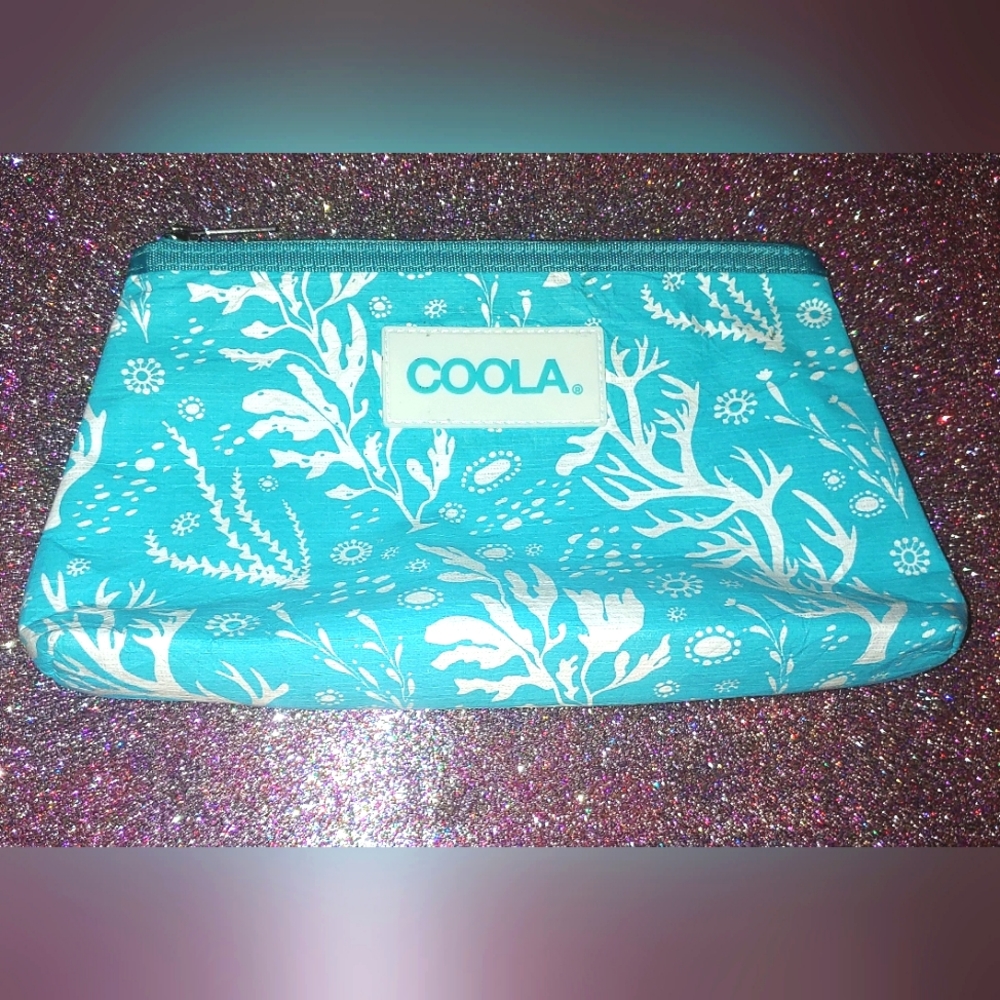 $3 Coola Makeup Cosmetics bag Sunscreen Beach Bag Seaweed Sea Kelp